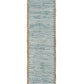 19" Set of Four Cream Yellow And Natural Striped Cotton And Jute Placemats