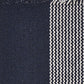 19" Set of Four Navy Blue And White Striped Cotton Placemats