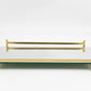 16" Mirror and Gold Rectangular Glass Vanity Tray