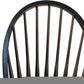 Black Wood Windsor Back Dining Side Chair