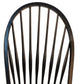 Black Wood Windsor Back Dining Side Chair
