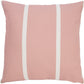20" X 20" Pink Zippered Geometric Indoor Outdoor Throw Pillow