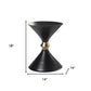 18" Black Iron End Table