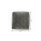 20" Cream Cotton Tribal Pouf Ottoman