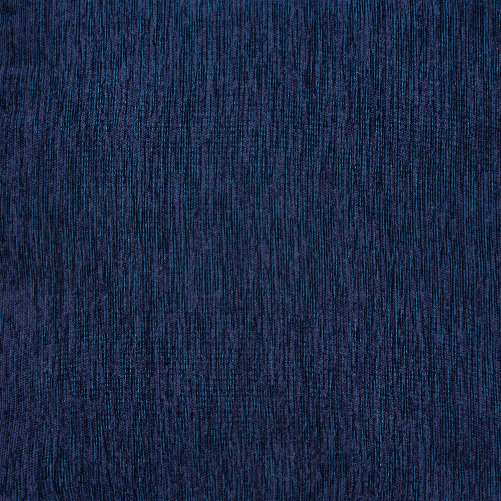 18" Blue Medallion Pouf Ottoman