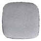 18" Blue Cotton Striped Pouf Ottoman
