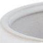 Set of Three White Porcelain 1 Ounce Round Funny Face Pot Planters With Stands