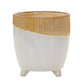 Brown 10 Ounce Round Pot Planter No additional pieces included