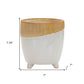 Brown 10 Ounce Round Pot Planter No additional pieces included