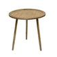 Set of Three 24" Brown Round End Tables