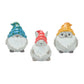 Set of Six Gray Terracotta Wildlife Gnomes