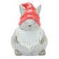 Set of Six Gray Terracotta Wildlife Gnomes
