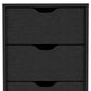 18" White Five Drawer Dresser