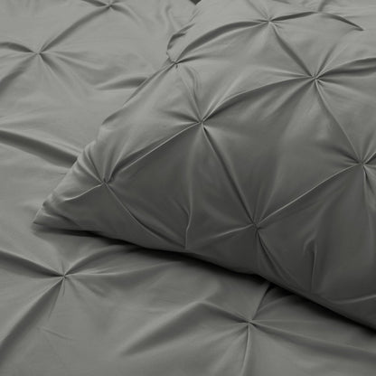 Gray King Microfiber Washable Microfiber Down Alternative Comforter