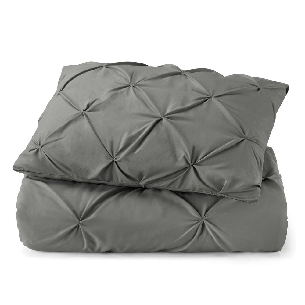 Gray King Microfiber Washable Microfiber Down Alternative Comforter