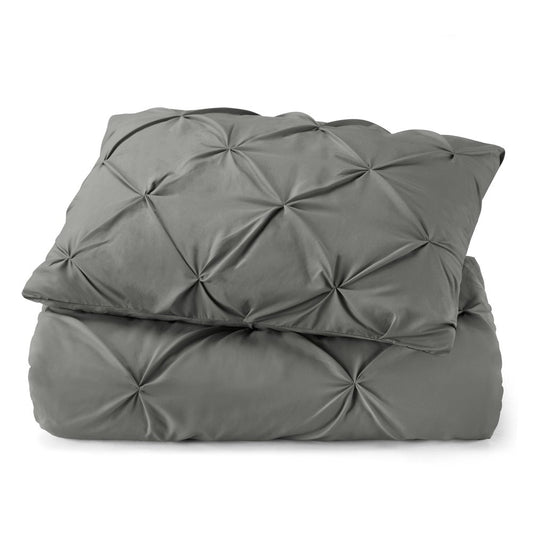 Gray King Microfiber Washable Microfiber Down Alternative Comforter