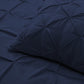 Navy Blue King Microfiber Washable Microfiber Down Alternative Comforter