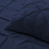 Navy Blue King Microfiber Washable Microfiber Down Alternative Comforter