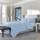 Blue King Microfiber Washable Microfiber Down Alternative Comforter