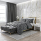 Gray Twin Microfiber Washable Microfiber Down Alternative Comforter