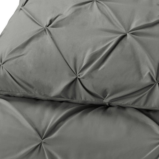 Gray Twin Microfiber Washable Microfiber Down Alternative Comforter