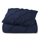 Navy Blue Twin Microfiber Washable Microfiber Down Alternative Comforter