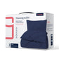 Navy Blue Twin Microfiber Washable Microfiber Down Alternative Comforter