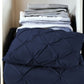 Navy Blue Twin Microfiber Washable Microfiber Down Alternative Comforter