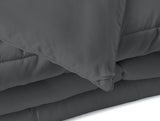 Gray King Microfiber Washable Microfiber Down Alternative Comforter