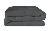 Gray King Microfiber Washable Microfiber Down Alternative Comforter