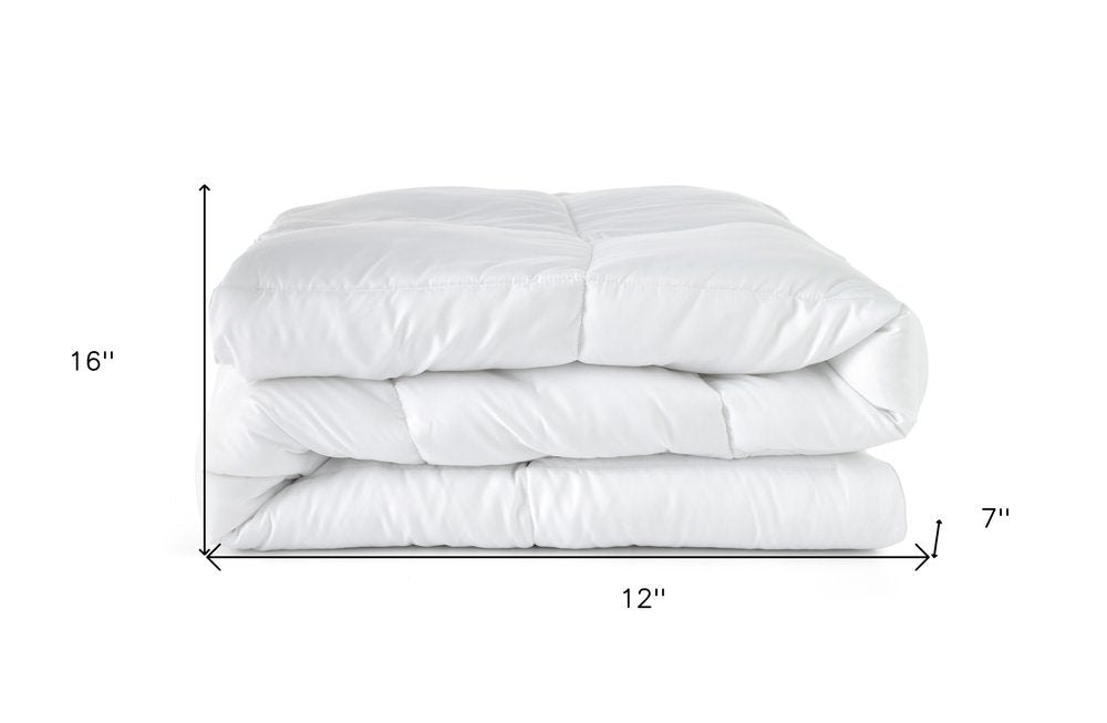 White King Microfiber Washable Microfiber Down Alternative Comforter