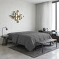 Gray Queen Microfiber Washable Microfiber Down Alternative Comforter