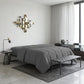 Gray Queen Microfiber Washable Microfiber Down Alternative Comforter