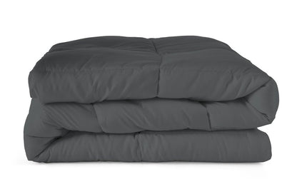 Gray Queen Microfiber Washable Microfiber Down Alternative Comforter