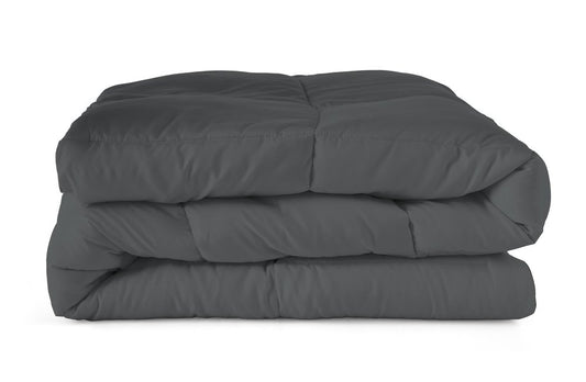 Gray Queen Microfiber Washable Microfiber Down Alternative Comforter