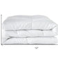 White Queen Microfiber Washable Microfiber Down Alternative Comforter