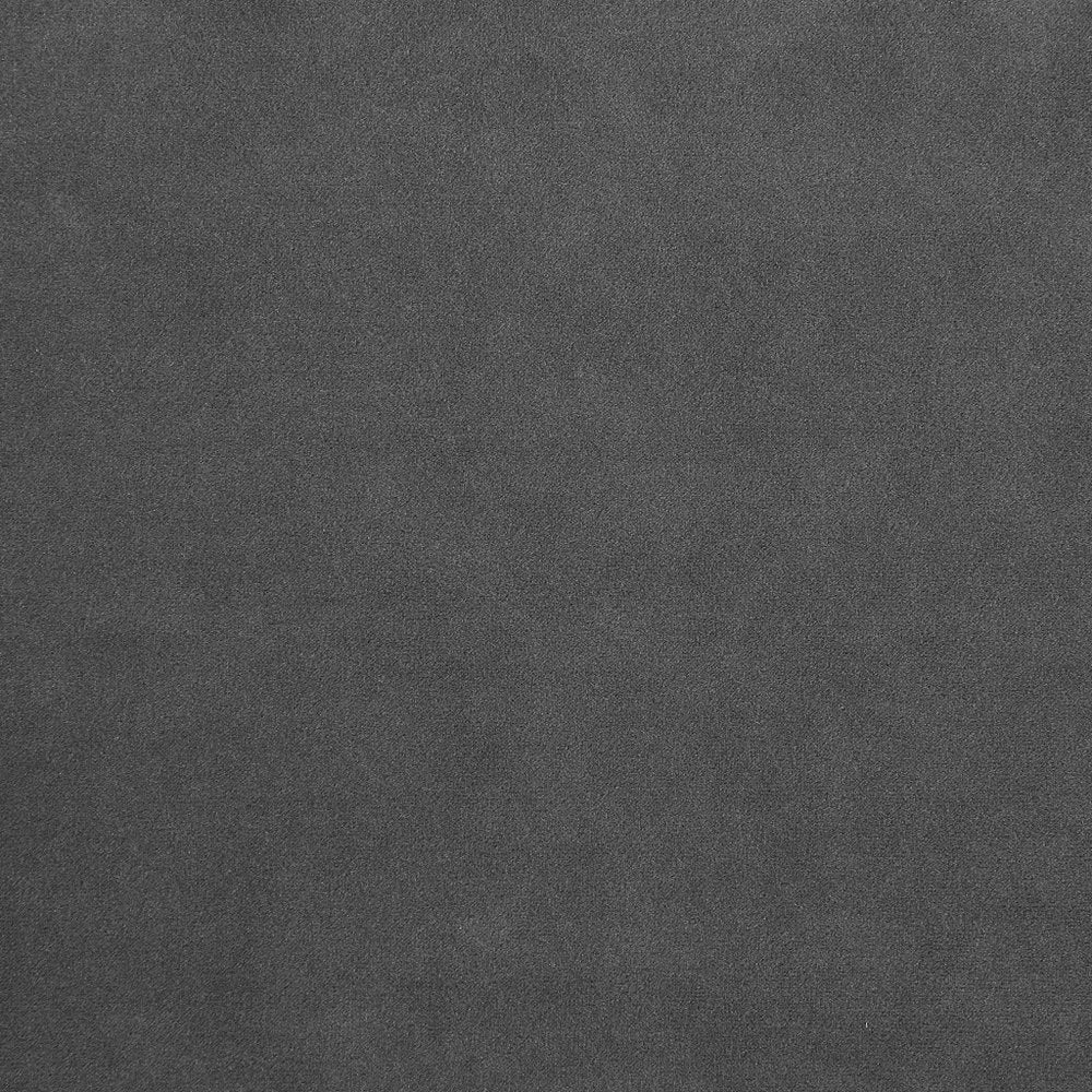 50" Dark Gray And Silver Velvet Tufted Club Chair