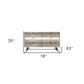 63" Natural And Ivory Solid Wood Six Drawer Double Dresser