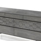 61" Gray Solid Wood Six Drawer Double Dresser