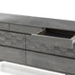61" Gray Solid Wood Six Drawer Double Dresser
