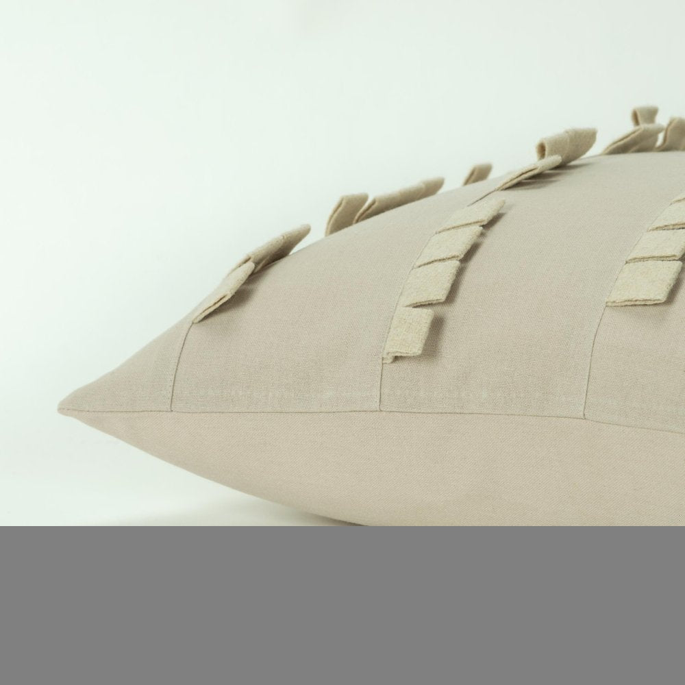 20" Ivory Cotton Pillow