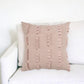 20" Blush Cotton Pillow