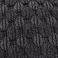 20" Charcoal Cotton Throw Pillow With Texture