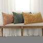 14" X 26" Terra Cotta Cotton Lumbar Throw Pillow With Texture