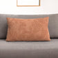 14" X 26" Terra Cotta Cotton Lumbar Throw Pillow With Texture