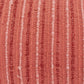 14" X 26" Terra Cotta Lumbar Striped Cotton Blend Throw Pillow