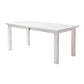 71" White Wood Dining Table