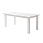 71" White Wood Dining Table