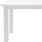 71" White Solid Wood Dining Table