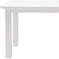 71" White Wood Dining Table